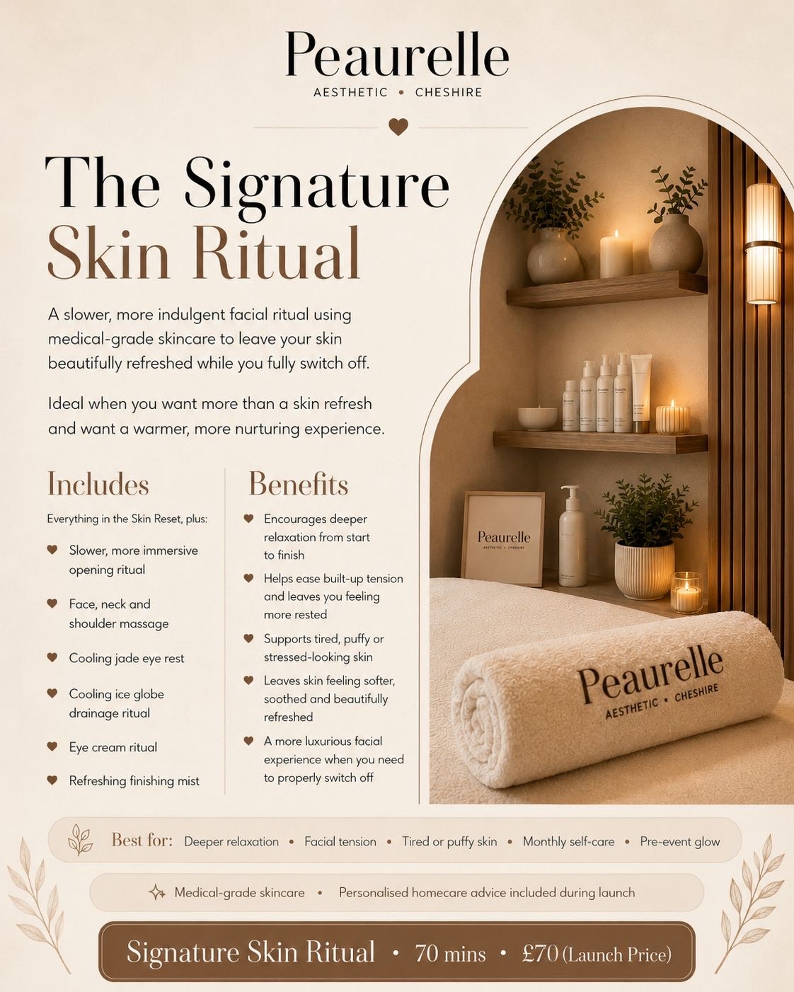 Peaurelle Signature Skin Ritual bestseller card